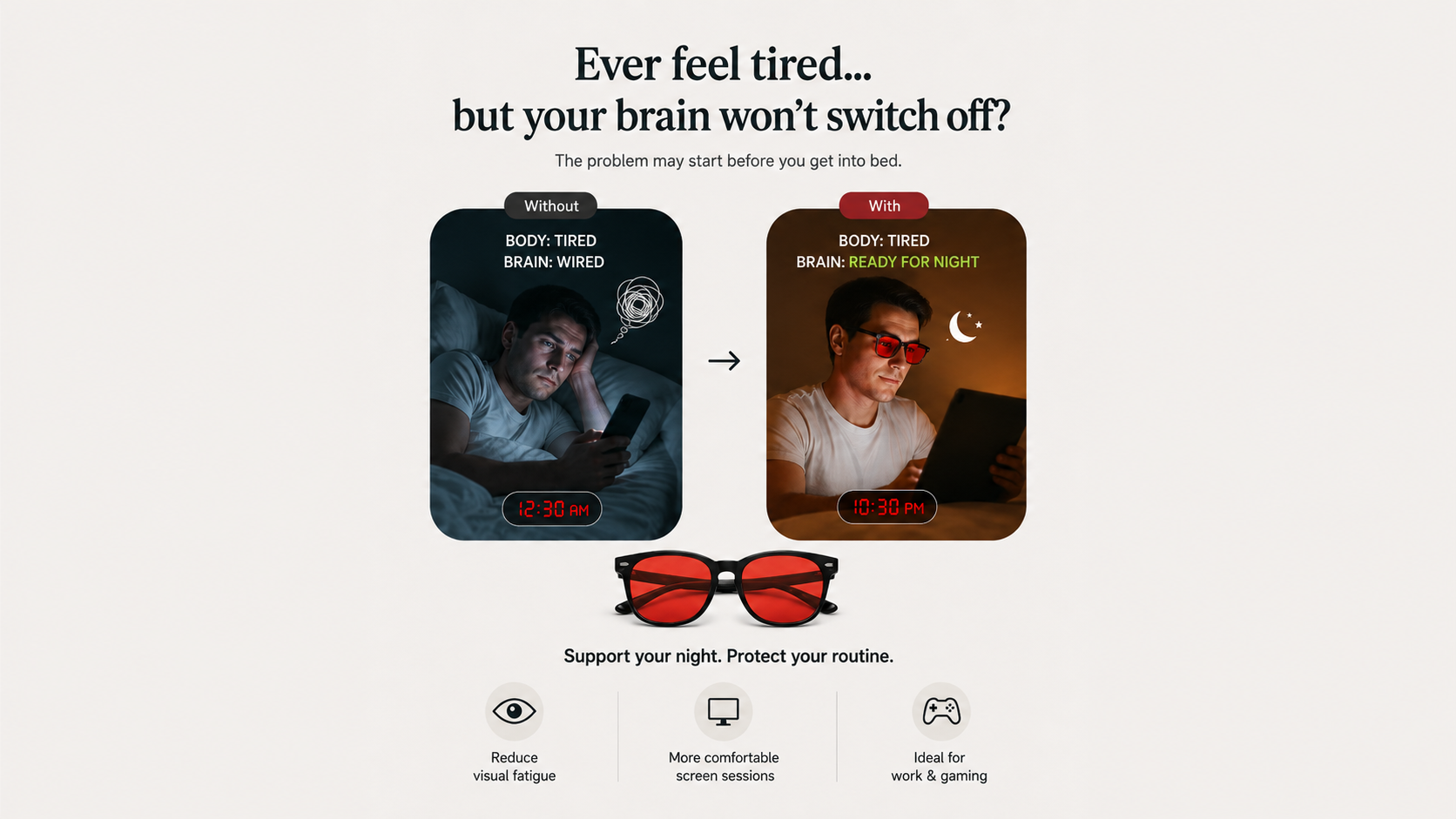Anti Light Glasses