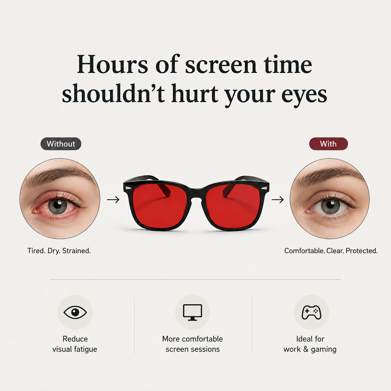 Anti Light Glasses